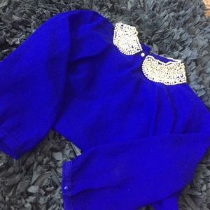 Cute silk blouse. No flaw