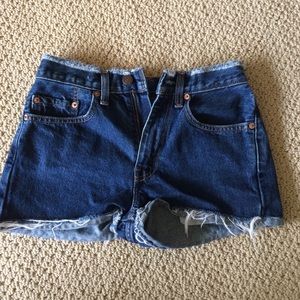 High waisted shorts