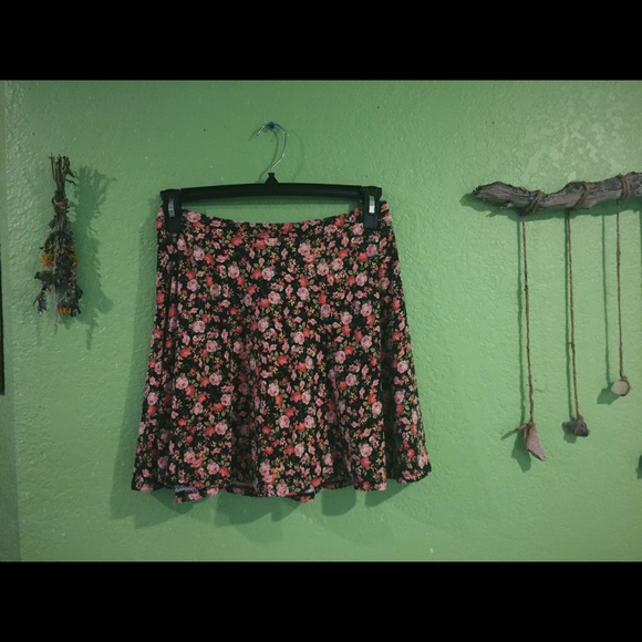 Floral Skater Skirt