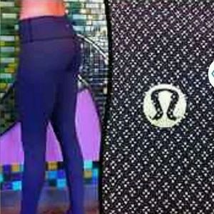 Lululemon wunder under plum pants