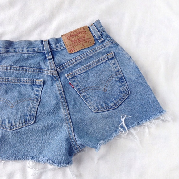 Levi's denim cut offs