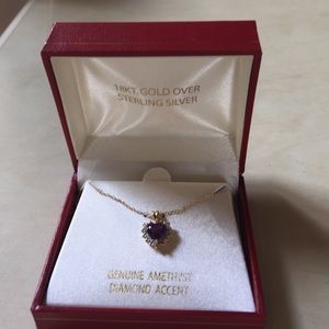 Genuine Amethyst Necklace.