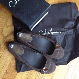 Cole Haan Nike Air leather flats. NIB