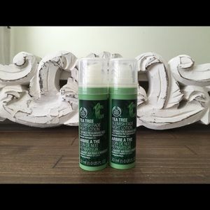The body shop tea tree blemish fade night lotion