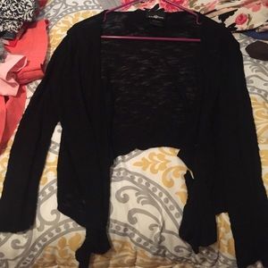 Flowy black cardigan