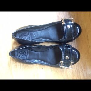 Tory Burch Buckle Flats with Tags and Box