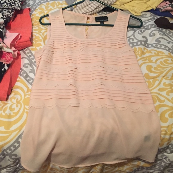 Cute ruffled tank