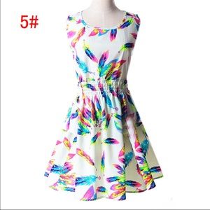 Women's chiffon sleeveless party dress