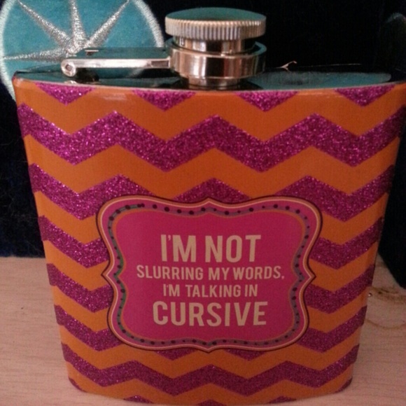 Natural Life Other - Talking In Cursive Flask