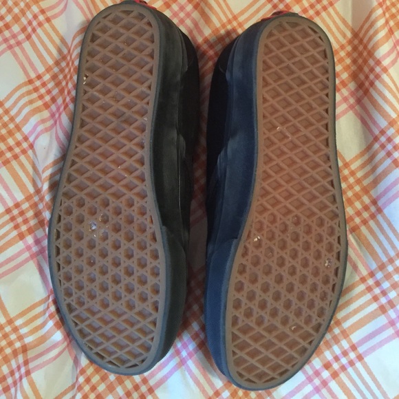 Black vans size 5.5 in mens - Picture 3 of 4