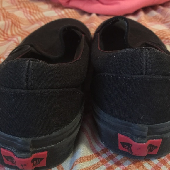 Black vans size 5.5 in mens - Picture 4 of 4