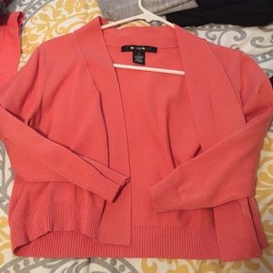 Coral colored cover up