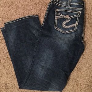 Silver jeans. Pioneer style