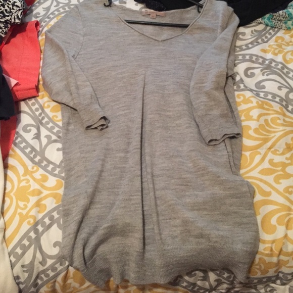 Gray sweater