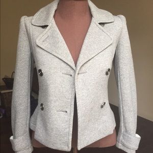 CHIC-CASUAL SOFT GREY BLAZER