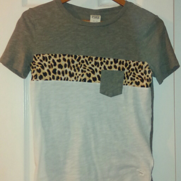 VS PINK CHEETAH SHIRT