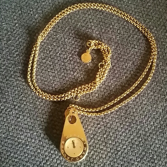 Marc by Marc Jacobs zipper watch necklace