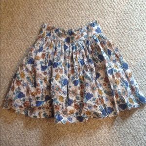floral skirt