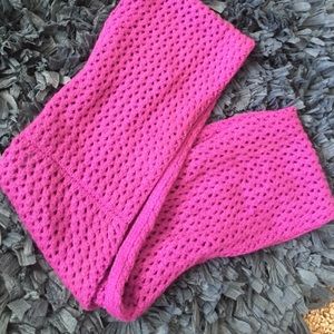 Purple infinity scarf