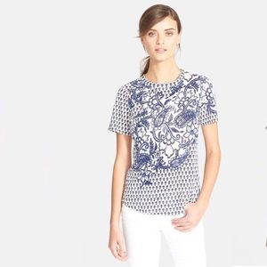 SOLD OUT! Rebecca Taylor Paisley Print Tee