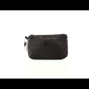 Coach Parker Signature Medium Wristlet, Black
