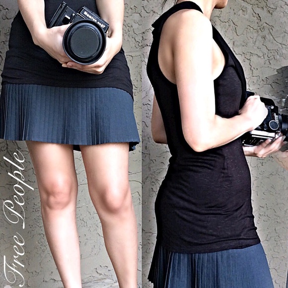 Free People Dresses & Skirts - Free People Smokey Gray Sleeveless Dress