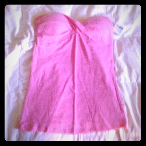 Pink tube top