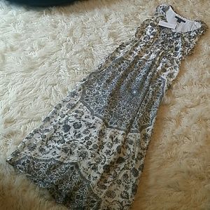 French Connection maxi silk dress