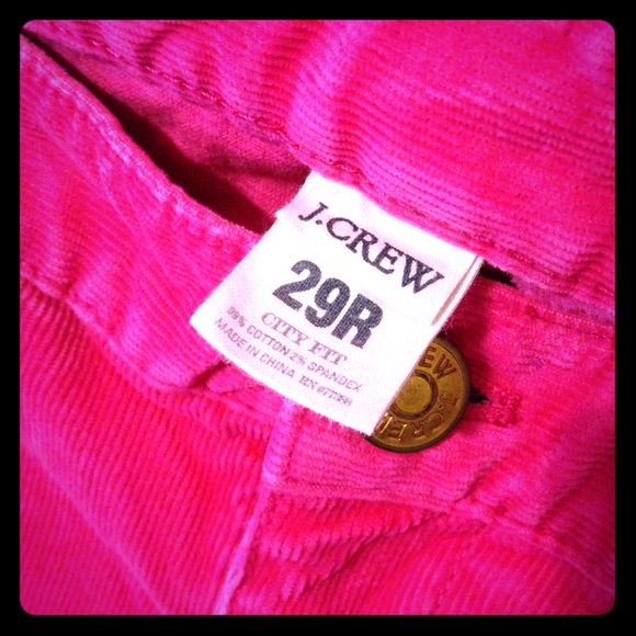 J Crew City Fit cords