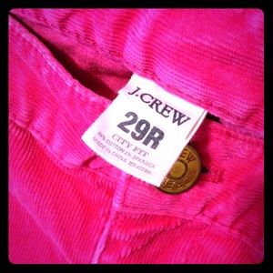 J Crew City Fit cords