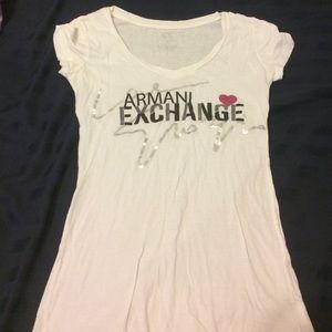 Armani Exchange vneck tshirt