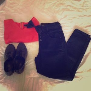 Bethany Mota high-rise cropped jegging