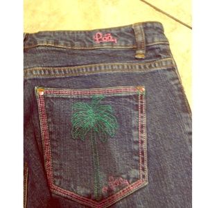 Presh! Lily Pulitzer Palm Jeans 4