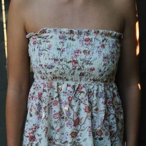 Strapless dress