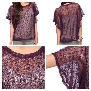 🆕💕BNWT Forever 21 knit purple color top