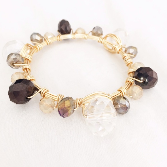 Custom wired Genuine crystal bangles - Picture 4 of 4