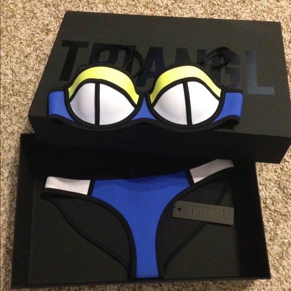 triangl swimwear Other - Triangl Poppy- Blue Crush