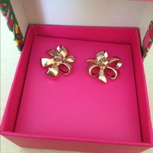 Lilly Pulitzer Bow Tie Earrings