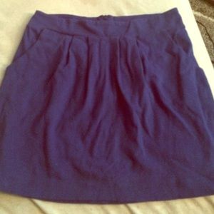 Blue Mini Skirt from Forever 21 - Size Small
