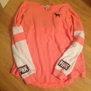 VS PINK 🐶 Coral Hoodie