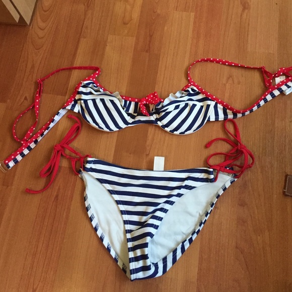 Red white and blue bathingsuit