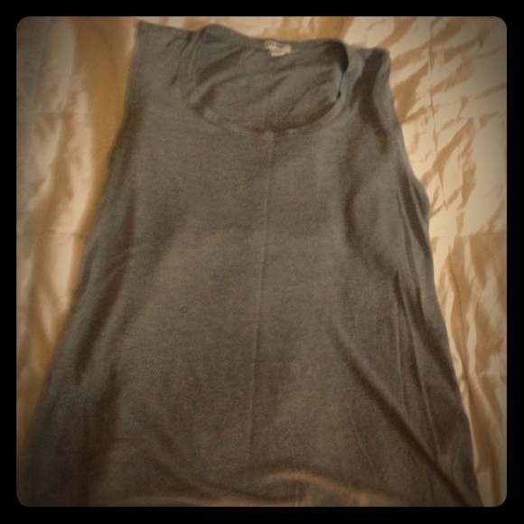 Grey muscle tank