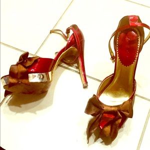 Aldo Burgundy Custom Heels