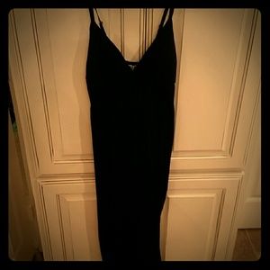 Black maxi dress