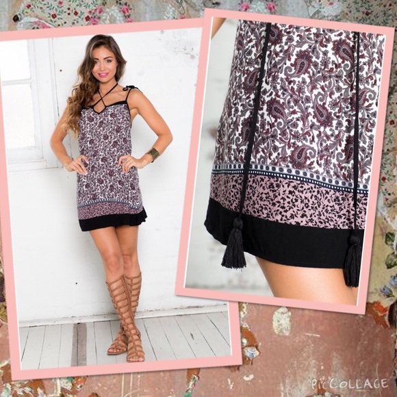 Boho Mini Dress - Picture 4 of 4