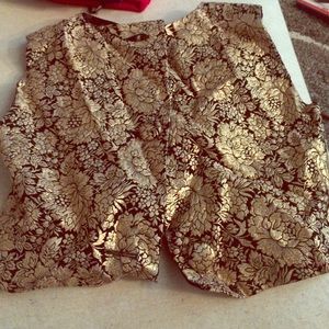 Size Small Gold and Black Vest