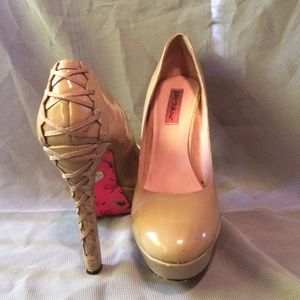 Nude Betsey Johnson heels