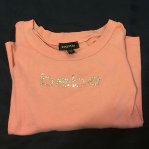 Pink Bebe long sleeve tshirt