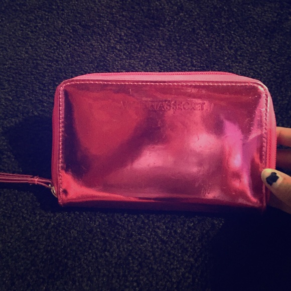 Pink Victoria Secret wallet/clutch - Picture 1 of 2