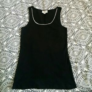 NWOT! Ann Taylor LOFT Black Tank Top